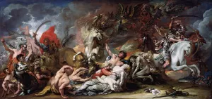 Death on the Pale Horse by Benjamin West Oil Painting