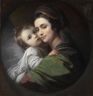 Elizabeth Shewell West and Her Son, Raphael by Benjamin West Oil Painting