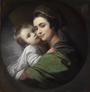 Elizabeth Shewell West and Her Son, Raphael by Benjamin West Oil Painting