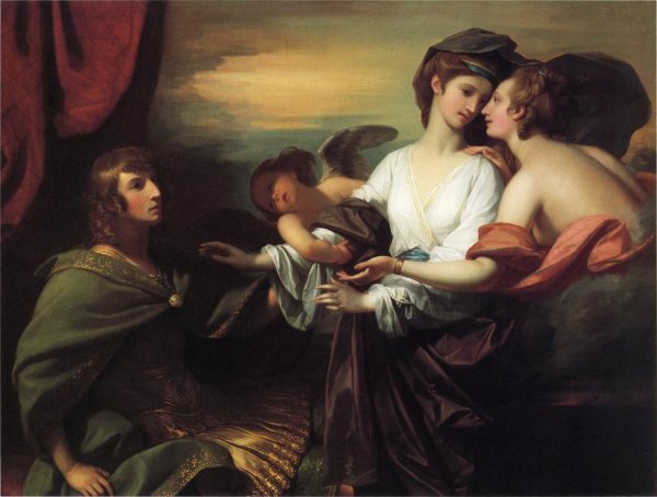 Main Product Photo of Helen Brought to Paris Painting by Benjamin West