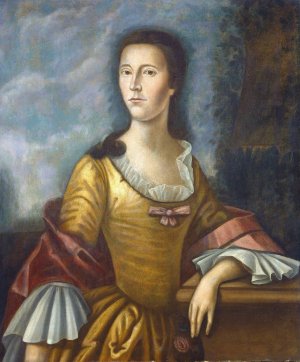 Mary Bethel Boude by Benjamin West Oil Painting