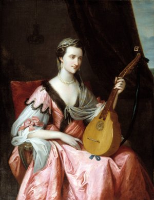 Mary Hopkinson by Benjamin West Oil Painting
