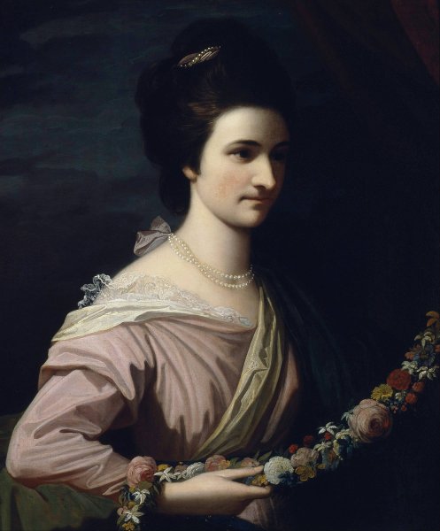 Main Product Photo of Miss Elizabeth Milward  Painting by Benjamin West