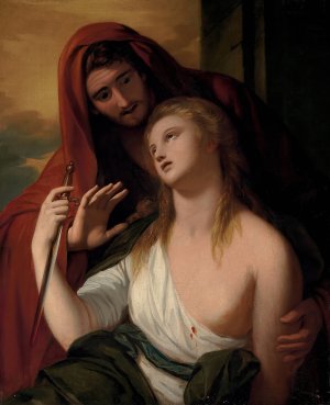 Paetus and Arria by Benjamin West Oil Painting