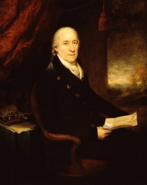 Portrait of a Man by Benjamin West Oil Painting