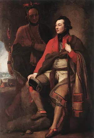 Portrait of Colonel Guy Johnson by Benjamin West Oil Painting