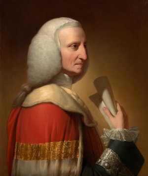 Portrait of George, First Lord Lyttelton by Benjamin West Oil Painting