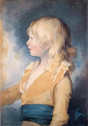 Portrait of Prince Octavius painting by Benjamin West