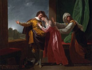 Romeo and Juliet by Benjamin West Oil Painting