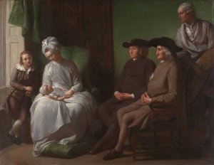 The Artist and His Family by Benjamin West Oil Painting