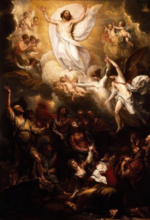 The Ascension by Benjamin West Oil Painting