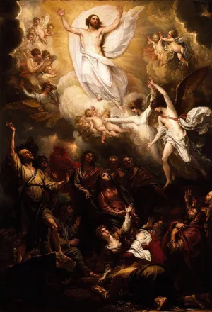 The Ascension by Benjamin West Oil Painting