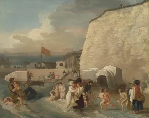 The Bathing Place at Ramsgate Oil painting by Benjamin West