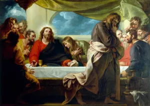 The Last Supper by Benjamin West Oil Painting