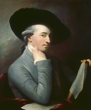 Benjamin West Portrait by Benjamin West Oil Painting