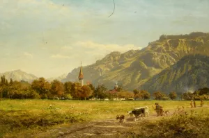 A Fine Autumn Day at Interlaken