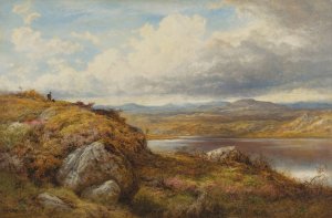 Among The Welsh Hills by Benjamin Williams Leader Oil Painting