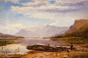 Derwentwater from Ladore by Benjamin Williams Leader - Oil Painting Reproduction