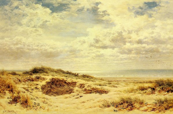 Main Product Photo of Morning on the Sussex Coast Painting by Benjamin Williams Leader