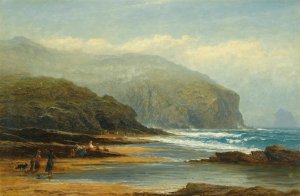 Near Tintagel Oil painting by Benjamin Williams Leader