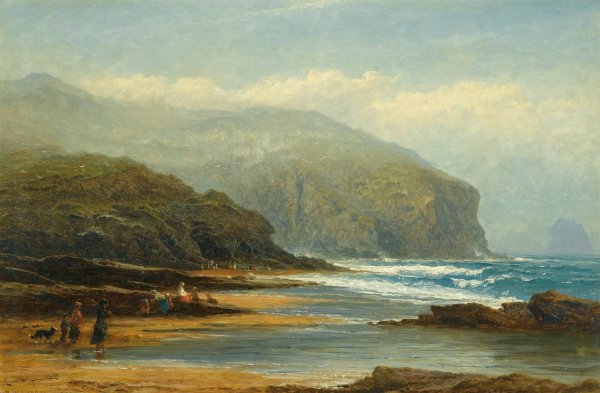 Near Tintagel  by Benjamin Williams Leader - Hand-Painted Oil Painting Reproduction