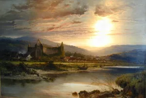 Tintern Abbey painting by Benjamin Williams Leader
