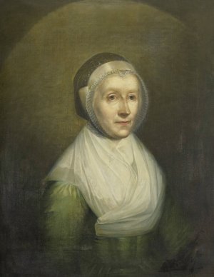 Portrait of Christina Sebilla Charlotte Bakhuizen by Benjamin Wolff Oil Painting