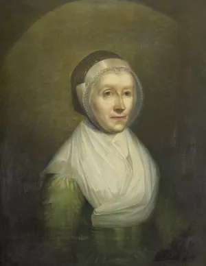 Portrait of Christina Sebilla Charlotte Bakhuizen by Benjamin Wolff Oil Painting