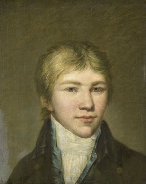 Portrait of Hendrik Arend van den Brink at the Age of Seventeen by Benjamin Wolff Oil Painting