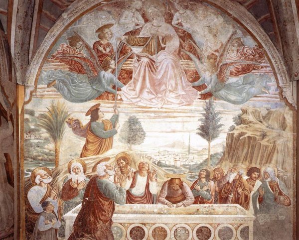 Main Product Photo of Assumption of the Virgin Painting by Benozzo Di Lese Di Sandro Gozzoli