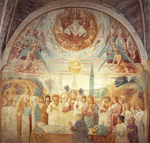 Death of Mary Oil painting by Benozzo Di Lese Di Sandro Gozzoli