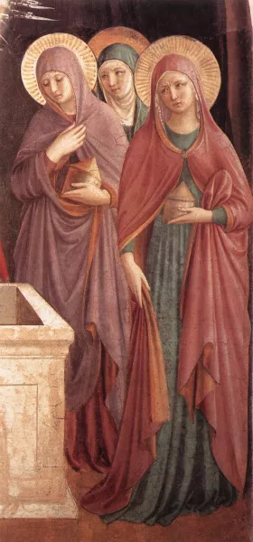 Women at the Tomb Detail by Benozzo Di Lese Di Sandro Gozzoli - Oil Painting Reproduction