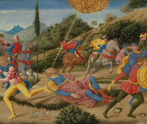 The Conversion of Saint Paul by Benozzo Gozzoli Oil Painting