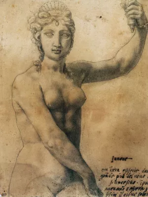 Juno painting by Benvenuto Cellini
