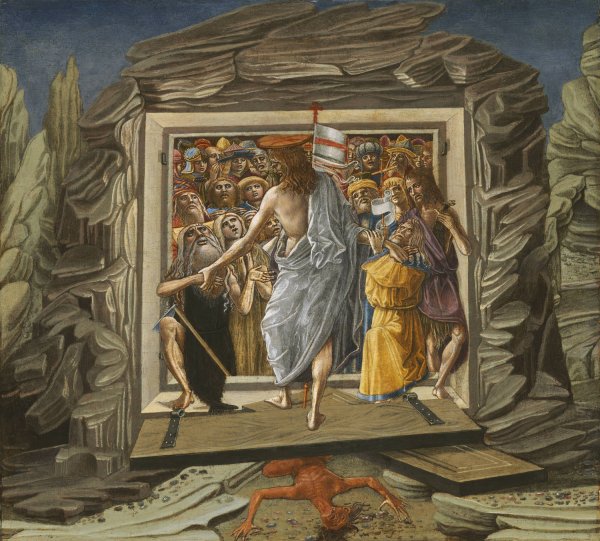 Christ in Limbo  by Benvenuto Di Giovanni - Hand-Painted Oil Painting Reproduction
