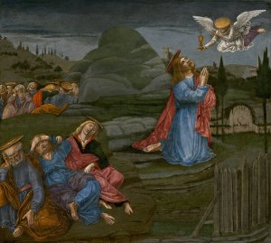 The Agony in the Garden by Benvenuto Di Giovanni Oil Painting
