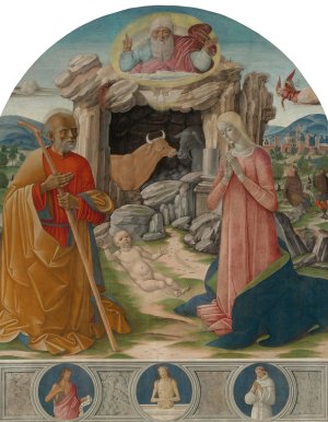 The Nativity by Benvenuto Di Giovanni Oil Painting