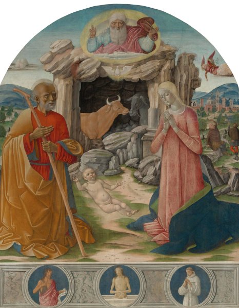 The Nativity by Benvenuto Di Giovanni - Hand-Painted Oil Painting Reproduction