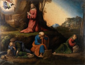 The Agony In The Garden by Benvenuto Tisi Oil Painting