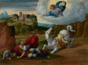The Conversion of Saint Paul by Benvenuto Tisi Oil Painting