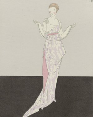Bergson a promis de venir ; Robe de diner de Worth by Bernard Boutet De Monvel Oil Painting