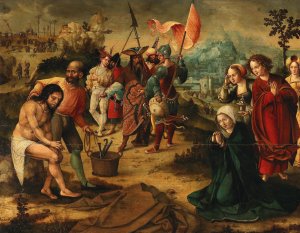A Scene from the Passion of Christ by Bernard Van Orley Oil Painting