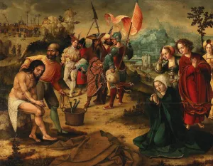 A Scene from the Passion of Christ by Bernard Van Orley Oil Painting
