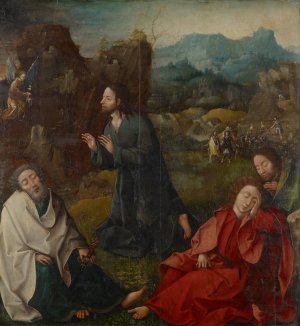 Christ on the Mount of Olives by Bernard Van Orley Oil Painting