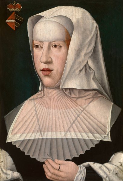 Margareta of Austria  by Bernard Van Orley - Hand-Painted Oil Painting Reproduction