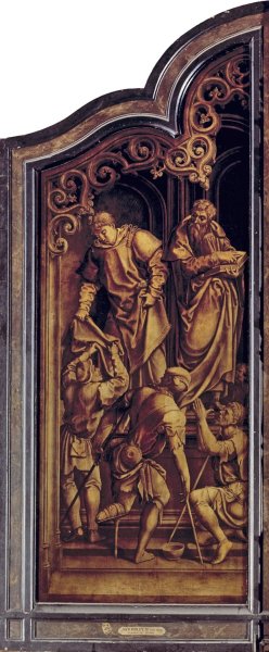 Saint Martin and Saint Mark by Bernard Van Orley Oil Painting