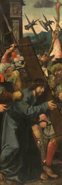 The Bearing of the Cross  by Bernard Van Orley - Hand-Painted Oil Painting Reproduction