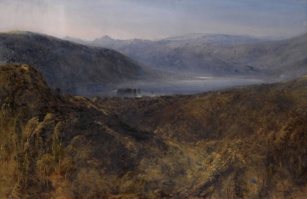 Lake Windermere, Cumbria by Bernard Walter Evans - Hand-Painted Oil Painting Reproduction