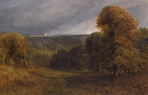 Windsor Castle From The Great Park by Bernard Walter Evans Oil Painting