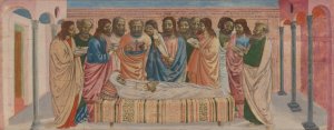 The Dormition of the Virgin by Bernardino Di Giovanni Da Castelletto Oil Painting